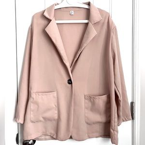 Lightweight Blush Blazer